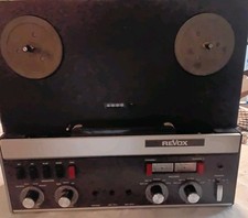 Revox A77 – Magnétophone à bandes – Vintage – Non testé – Avec boîtier bois