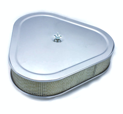 Air cleaner chrome triangle - chrome,