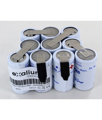 Batterie 12v 8ah nicd pour - 12v, 1.8ah