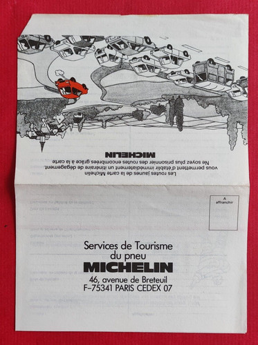 Michelin carte lettre - lettre, de