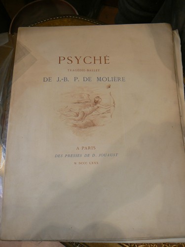 Livre 1880 moliere psyché - moliere,