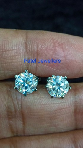 00ct coupe ronde - 3.00ct, véritable