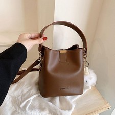 Sac seau en cuir pour femme