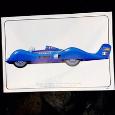 LITHOGRAPHIE RENAULT  L’étoile Filante Par M. Richard Automobilia 51 X 36 Cm