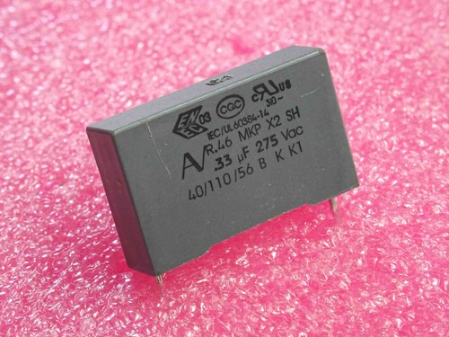 Lot condensateur 0 33µf - condensateur, 0.33µf