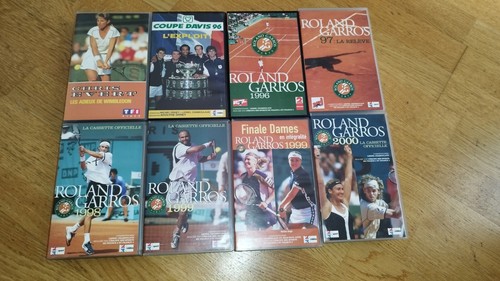 Lot vhs tennis roland garros - lot,