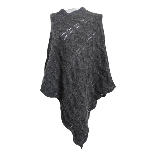 Poncho gris fantaisie terrence - gris,