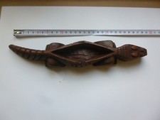 crocodile bois art africain