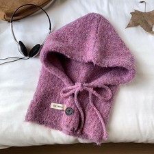 Bonnet tricoté femme écharpe - tricoté,