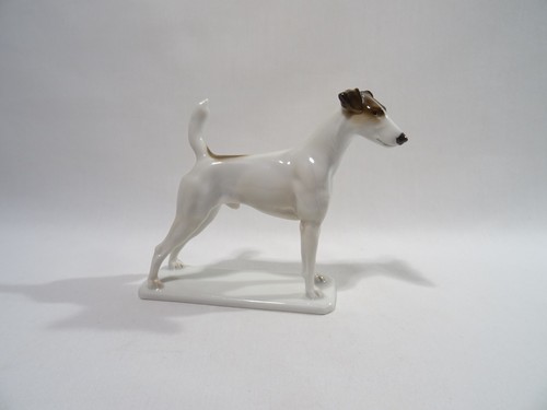 Statuette chien porcelaine - statuette,