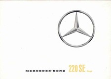 Catalogue Brochure Mercedes 280 SE Coupé W112 07/1961 France
