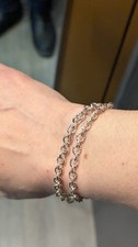 Bracelet chaine double - , en