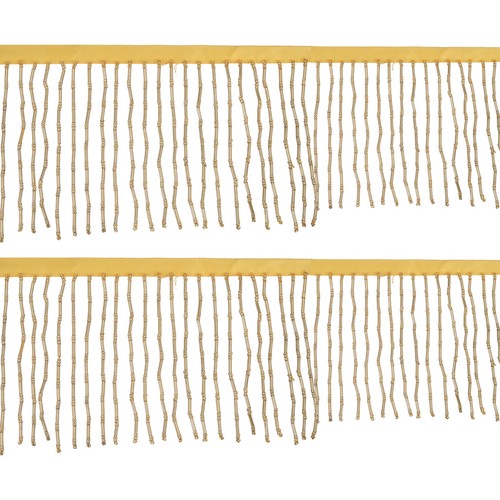 Bordure franges perlées en - franges,