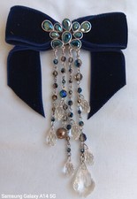 Grande broche SWAROVSKI  antique costume jewelry brooch vintage