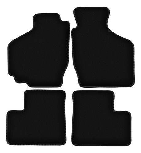 Tapis sol velours noir - de,