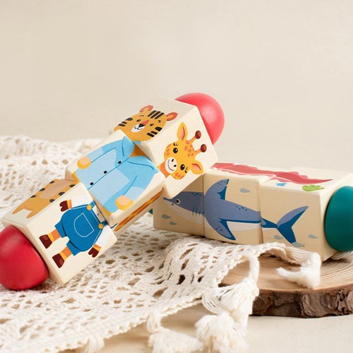 Woodentwist toy puzzle rotatif - toy,