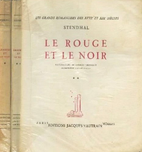 Stendhal rouge le noir - stendhal,,