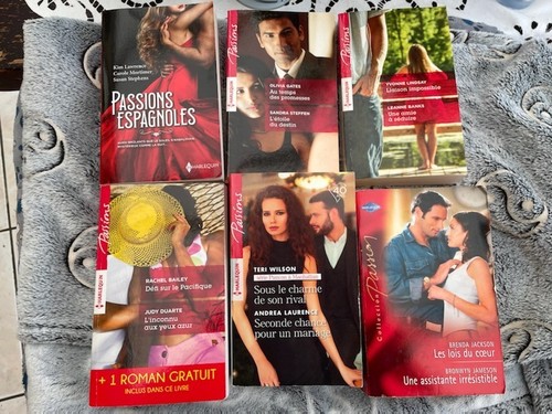Lot livres harlequin - de, 6