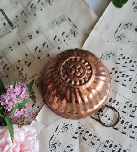 Ancien petit moule cuivre - ancien,