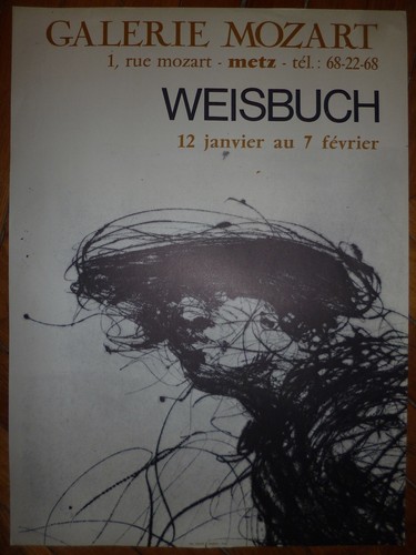 Weisbuch claude affiche - weisbuch,