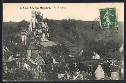 Cpa lavardin vue générale - cpa,