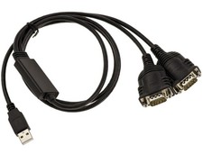 Convertisseur USB 2 PORTS RS-232 RS232 - CHIPSET PROLIFIC - XP VISTA SEVEN 8 10