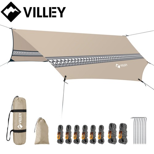 Villey rain fly octagonal tarp - villey,