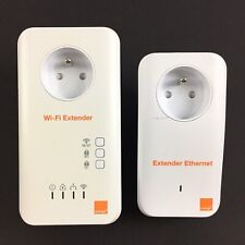 LIVEPLUG WIFI Hd+ Kit 2 boitiers CPL Extender wifi Orange 500 Mb