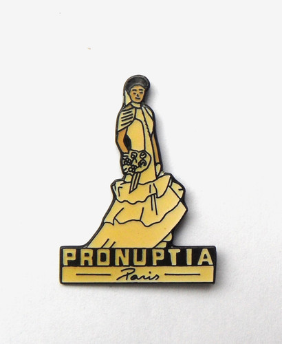 Pin robe mariée - pin's, de