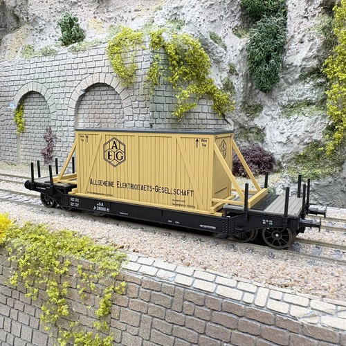 Wagon plat surbaissé - , avec