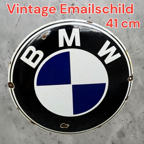 Vintage bmw plaque - vintage,