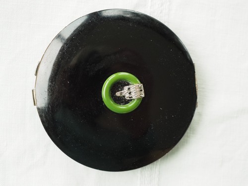 Poudrier ancien art - art, deco