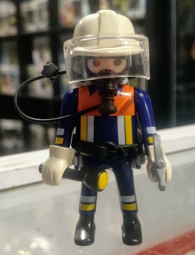 Playmobil pompier avec lampe - avec,