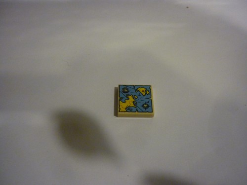 Lego tile decorated 2x2 - 1x,