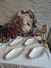Lot 4 raviers porcelaine Paris XIXe siècle