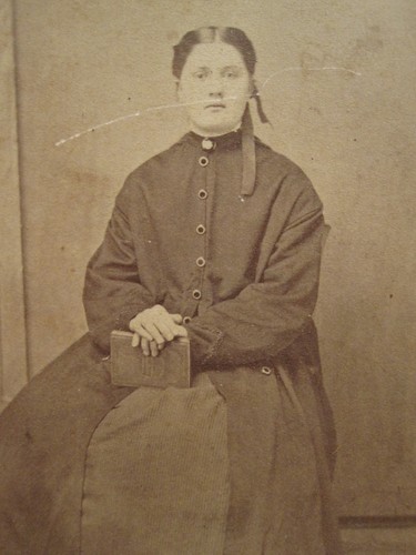 Photo cdv sepia antique - photo, civil