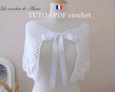 PDF CROCHET - Châle blanc