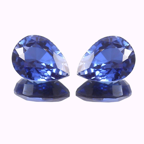Aaa saphir bleu - bleu, naturel
