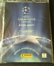 PANINI SET COMPLETO VIGNETTES UEFA CHAMPIONS LEAGUE 2006/2007 + EMPTY ALBUM VIDE