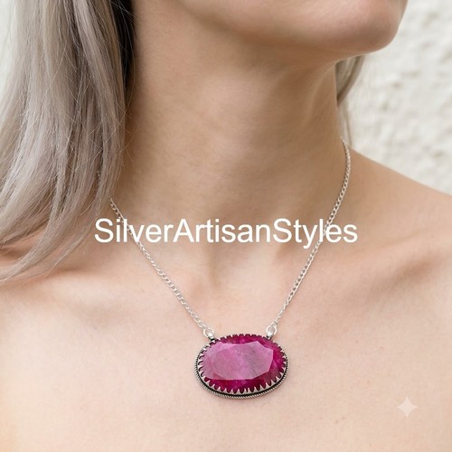 Collier chaîne fait main - , en