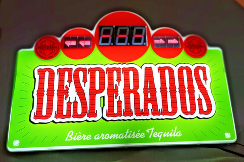 Enseigne lumineuse desperados - enseigne,