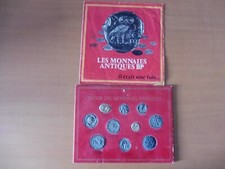 LOT JETON TRESOR MONNAIE ANTIQUE COLLECTION BP 1970  ETAT TRES BON + FASCICULE