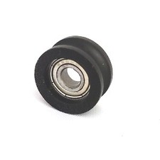 5mm Bore Bearing with 26mm Round Nylon Pulley U Groove Track Roller Bearing 5x26