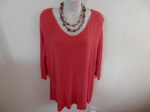 Nwt beautiful coral red tunic - nwt, coral/red