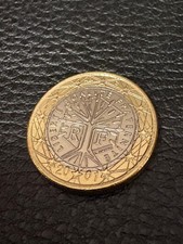 Pièce de 1 euro France 2001  neuve de rouleau +++ 