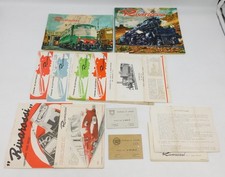 Rivarossi Lot Catalogues Et Instructions Divers Modèles Trains Années 60 Italien
