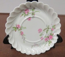 Haviland Limoges Torse Églantine: Soucoupe Pour Tasse À Café