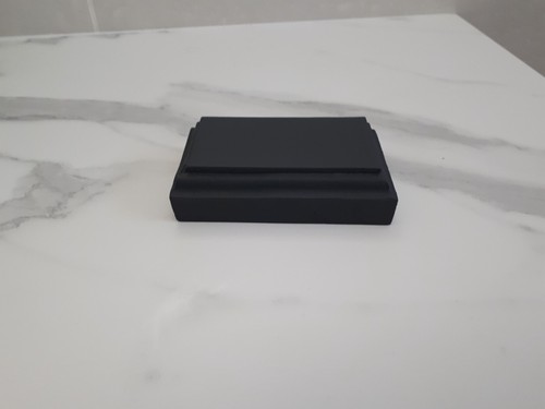 Socle bois gris foncé - en,