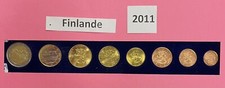 Série de 8 pièces Finlande 2011 de 1 cnt à 2 euros Neuve 🇫🇮