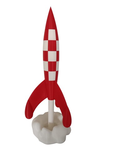 Fusee artisanale style tintin - fusee,